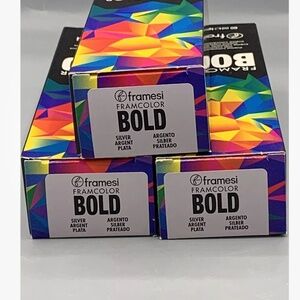 Lot 3 Framesi Framcolor Bold - 2 oz Tube  Prof Italian Fashion Color - Silver